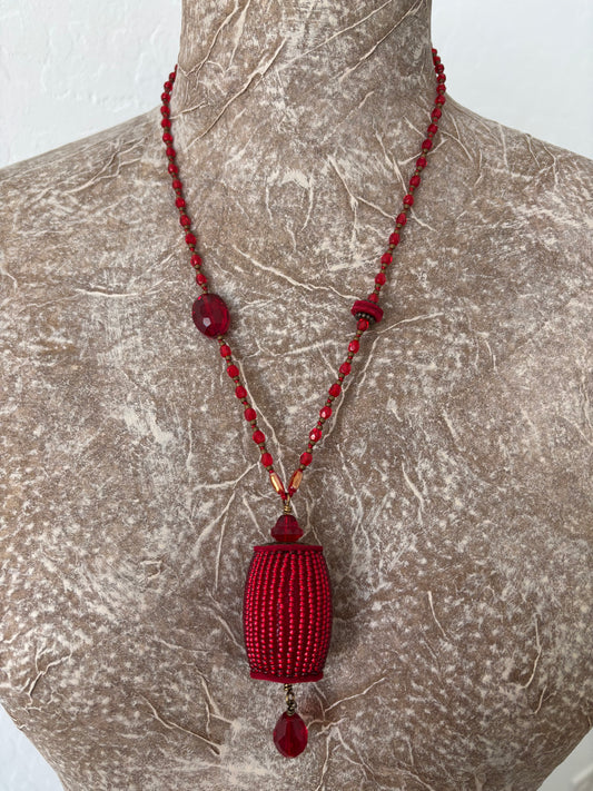 Czech Glass & Crystal Necklace